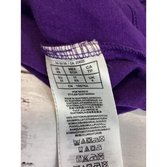 Acubi mermaidcore fairycore Guess Jeans Purple T-shirt Women XS - Picture 4 of 5